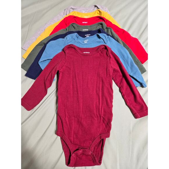 Carter's 18 months set of 7 long sleeve one-piece - Picture 1 of 11